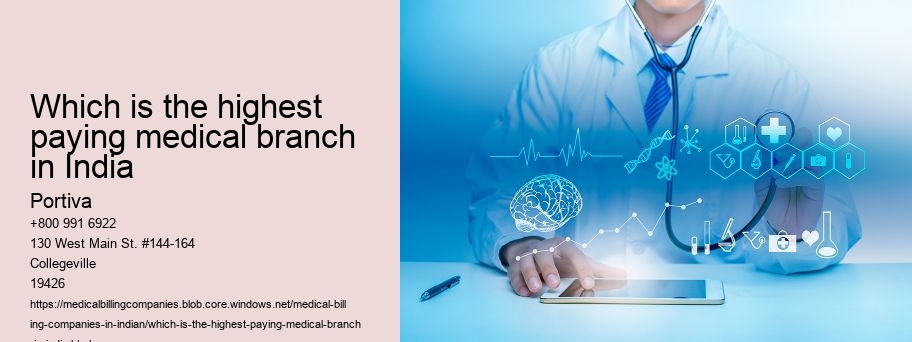 Which is the highest paying medical branch in India